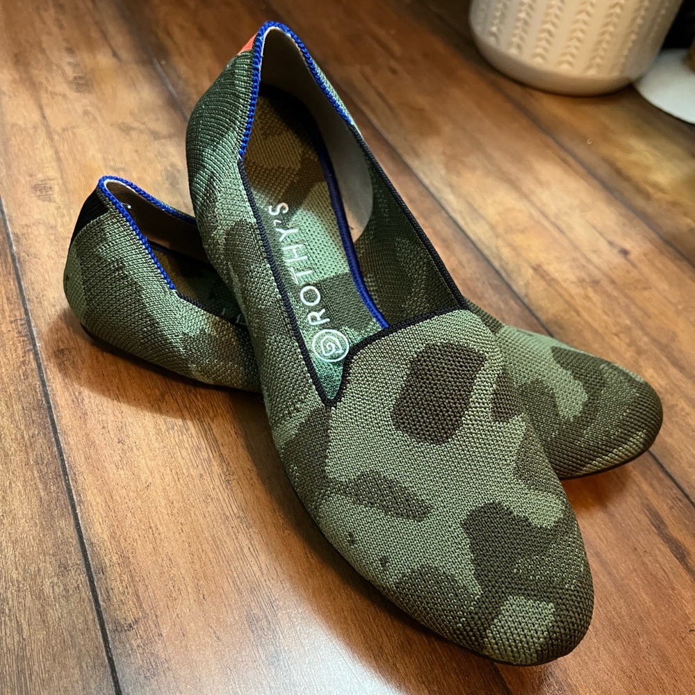 Army camo Rothy’s